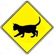 Cat symbol - 18-, 24-, 30- or 36-inch
